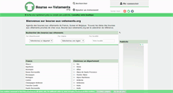 Desktop Screenshot of bourse-aux-vetements.org